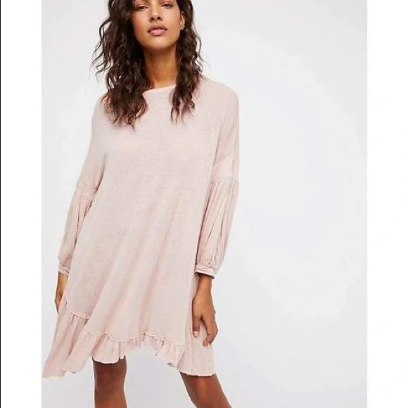 Free People | Dresses | Free People Light Pink Riverside Tunic | Poshmark Free People | Dresses | Free People Light Pink Riverside Tunic | Poshmark